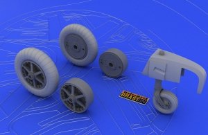 Eduard 632004 Bf 109E wheels 1/32 (Eduard)