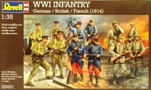 Revell 02451 Revell 02451 WWI INFANTRY German/British/French (1914) 1/35