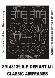 Montex SM48139 BP Defiant I/II CLASSIC AIRFRAMES