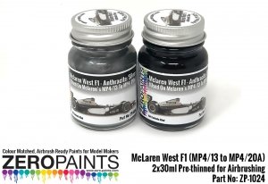 Zero Paints ZP-1024 McLaren West F1 (MP4/13 to MP4/20A) Paints 2x30ml