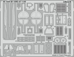 Eduard 491548 Bf 109E-4/7 TAMIYA 1/48
