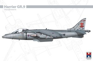 Hobby 2000 48044 Harrier GR.9 ( Hasegawa + CARTOGRAF + MASKI ) 1/48