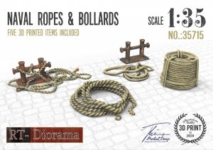 RT-Diorama 35715 Naval Ropes & Bollards Set 1/35