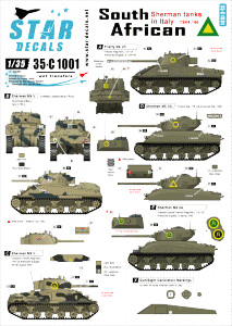 Star Decals 35-C1002 Allied M10 Tank Destroyers in Italy 1/35