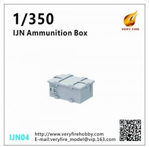 Very Fire IJN04 Ammunition Box (Resin Part, 30 Sets) 1/350