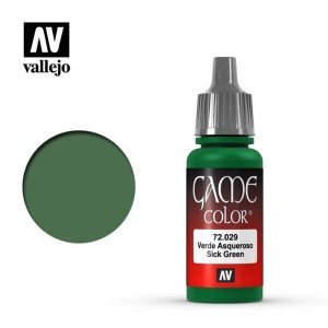 Vallejo 72029 Game Color - Sick Green 18ml