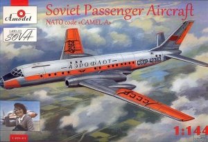 Amodel 01469-1 Soviet Passenger Aircraft NATO code CAMEL-A (1:144)