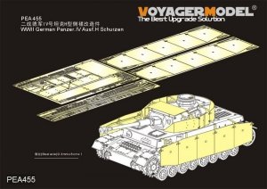 Voyager Model PEA455 WWII German Panzer.IV Ausf.H Early Version Schurzen (GP) 1/35