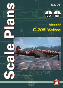 MMP Books 49852 Scale Plans No. 76 Macchi C.205 Veltro EN
