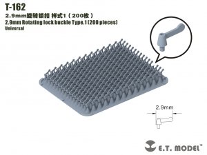 E.T. Model T-162 2.9mm Rotating lock buckle Type.1（200 pieces)