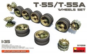 MiniArt 37058 T-55/T-55A WHEELS SET (1:35)