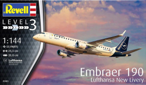 Revell 03883 Embraer 190 Lufthansa New Livery 1/144