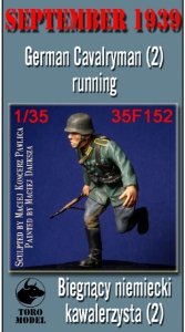 Toro 35F152 Wrzesień 1939 - Biegnący niemiecki kawalerzysta (2) 1/35