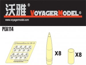 Voyager Model PEA114 Ammunition for Hummel/ s FH 18 HOWITZER Patten1 (For All) 1/35