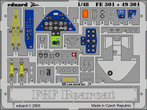 Eduard FE301 F8F ACADEMY, HOBBYCRAFT 1/48