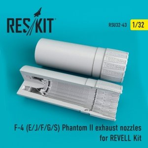 RESKIT RSU32-0043 F-4 (E/J/F/G/S) Phantom II exhaust nossles for REVELL Kit 1/32