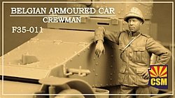 Copper State Models F35-011 Belgian Armoured car crewman 1/35