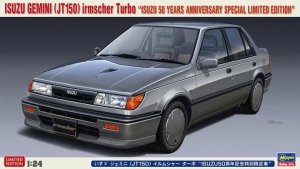 Hasegawa 20586 Isuzu Gemini (JT150) Irmscher Turbo Isuzu 50 Years Anniversary Special Limited Edition 1/24
