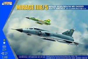 Kinetic K48052 SOUTH AMERICAN MIRAGE III/V DAGGER/FINGER (1:48)