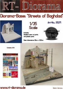 RT-Diorama 35271 Diorama-Base: Streets of Baghdad 1/35