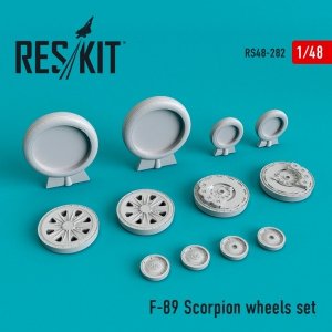 RESKIT RS48-0282 F-89 SCORPION WHEELS SET 1/48