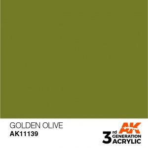 AK Interactive AK11139 GOLDEN OLIVE – STANDARD 17ml