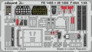Eduard FE1488 F-86A CLEAR PROP 1/48