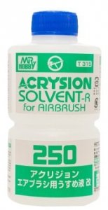 Gunze Sangyo T-315 Acrysion Solvent Thinner R for Airbrush (250ml)