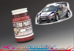 Zero Paints ZP-1245 Marron Paint for Qatar Ford Fiesta WRC Paint 60ml