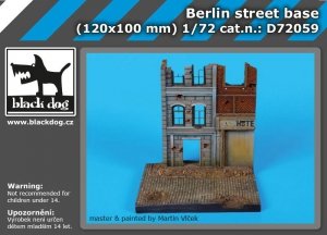 Black Dog D72059 Berlin street base 1/72