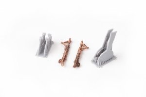 Eduard 648905 Bf 109K-4 undercarriage legs BRONZE Eduard 1/48