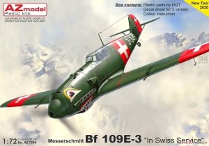 AZ Model AZ7664 Messerschmitt Bf.109E-3 Swiss Air Force 1/72