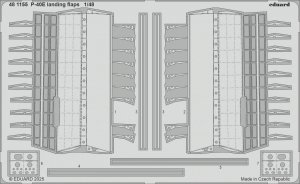 Eduard 481155 P-40E landing flaps Eduard 1/48