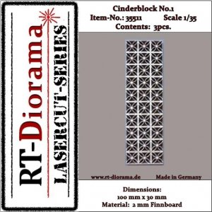 RT-Diorama 35511 Cinderblocks No.1 1/35