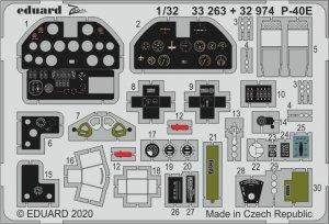 Eduard 33263 P-40E 1/32 TRUMPETER