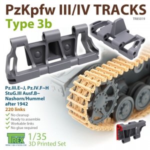 T-Rex Studio TR85019 PzKpfw.III/IV Tracks Type 3b 1/35