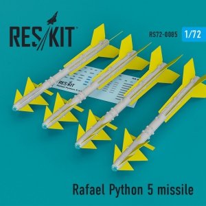 RESKIT RS72-0085 PYTHON 5 MISSILES (4 PCS) 1/72