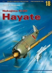 Kagero 3018 Nakajima Ki-84 Hayate EN/PL ( no decal )