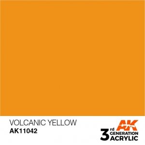 AK Interactive AK11042 Volanic Yellow 17ml