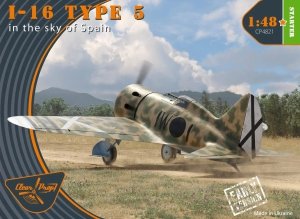 Clear Prop! CP4821 I-16 type 5 (in the sky of Spain early version) STARTER KIT 1/48