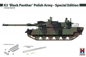 Hobby 2000 35006SE K2 Black Panther Polish Army - Special Edition ( H2K35006 + LUFA ABER + RUCHOME GĄSIENICE ) 1/35