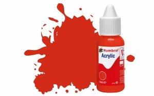 Humbrol DB0174 No 174 Signal Red - Satin - 14ml.