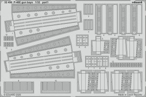 Eduard 32456 P-40E gun bays 1/32 TRUMPETER