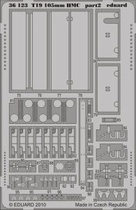 Eduard 36123 T19 105mm HMC 1/35 Dragon