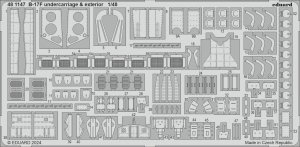 Eduard 481147 B-17F undercarriage exterior EDUARD 1/48