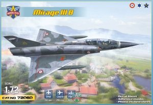 Modelsvit 72060U Mirage IIIB 1/72 BRAK RAMKI G/ NO FRAME G