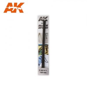 AK Interactive AK9189 BLACK SPRING 3MM Ø