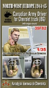 Toro 35F82 NWE 1944-45 - Kanadyjski kierowca do Chevroleta (do modelu firmy IBG) Pasuje zarówno do Cab12 jak i Cab13 1/35