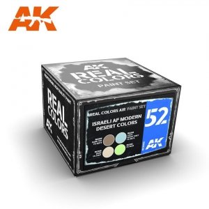 AK Interactive RCS052 ISRAELI AF MODERN DESERT COLORS 4x10ml