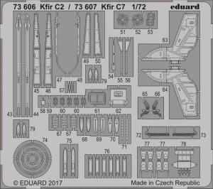 Eduard 73607 Kfir C7 AMK 1/72